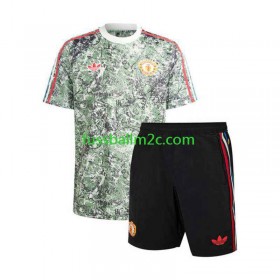 Fußballtrikots Manchester United Stone Roses Kinder Heim Trikotsatz 2023-2024
